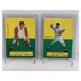 Vintage Dick Groat & Ken Boyer Folding Cards
