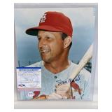 Stan Musial Signed 8x10 Photo W/ PSA