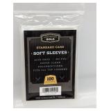 100 CT Standard Card Soft Sleeves 3x4