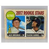 2017 Topps Heritage Rookie Stars Bregman Gurriel