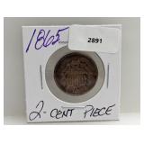 1865 Two Cent Piece