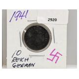 1941 German 10 Reich