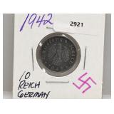 1942 German 10 Reich