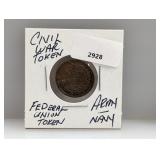 Civil War Federal Union Token