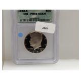 ICG 1986-S PR69DCAM JFK Half $1