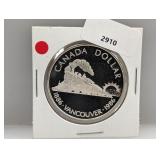 1986 Canada 50% Silver Proof $1