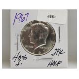 1967 40% Silver JFK Half $1 Dollar