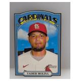 2021 Topps Heritage Yadier Molina Die Cut 72DC-18