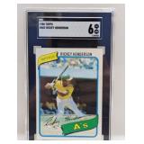 1980 Topps Rickey Henderson RC #482 SGC 6