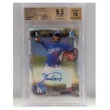 2016 Bowman Chrome Prosp Auto Ref Alvarez BGS 9.5