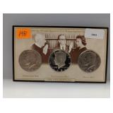 1981-P,S,D JFK Half $1 Set