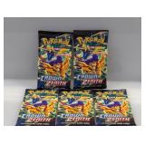 (5) 2023 Pokemon Crown Zenith Booster Packs