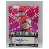 /15 2021 Leaf Nolan Gorman Auto Pink Speckle FPNG1