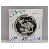 1oz .999 Silver The Camels Round