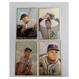 1953 Bowman Color 4 Diff Athletics PSB