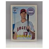 2018 Shohei Ohtani Topps Heritage RC Rookie #600