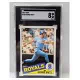 1985 Topps #100 George Brett SGC 8 NM-MT