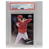 2021 Topps Chrome Black Ref /199 Ohtani 84 PSA 9