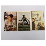 1953 Bowman Color 3 Diff White Sox PSB