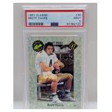 Brett Favre 1991 Classic Rookie Card #30 PSA 9
