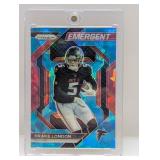 2023 Prizm Emergent Blue Ice /99 Drake London RC