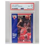 1991 Fleer Michael Jordan 29 PSA 8