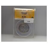 ANACS 1933-S VF30 Details Walker Half $1