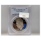 PCGS 1976-S PR69DCAM Type 2 Ike $1