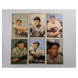 1953 Bowman Color (6 Diff Cards) (PSB)