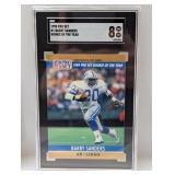 1990 Pro Set Barry Sanders Rookie of the Year SGC