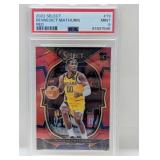 2022 Select Red Prizm/199 Bennedict Mathurin PSA 9
