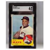 1963 Topps #300 Willie Mays SGC 6