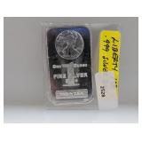 1oz .999 Silver Liberty Art Bar
