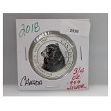 2018 3/4oz .999 Silv Canada $2