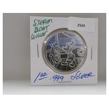 1oz .999 Silv Steamboat Willie Round