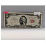 1963 Red Seal $2 US Note