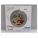 2014 .925 Sterl Flintstones Niue