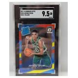 2018 Donruss Optic Red Yellow Tatum RC SGC 9.5