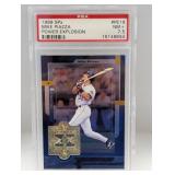 1999 SPx #PE19 Mike Piazza Power Explosion PSA 7.5