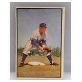 1953 Bowman Color #135 Bobby Morgan Dodgers PSB
