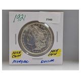 1921 90% Silver Morgan $1 Dollar