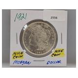 1921 90% Silver Morgan $1 Dollar