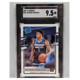 2020 Donruss Anthony Edwards RC 201 SGC 9.5