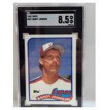 1989 Topps Randy Johnson SGC 8.5 NM-MT+