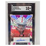 2022 Leaf Valiant Auto Pink 2/7 Olave RC SGC 10