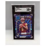 2024 Donruss Retro Jayden Daniels RC #11 SGC 10