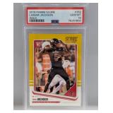 2018 Panini Score Lamar Jackson RC Gold 352 PSA 10