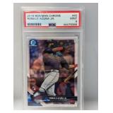 2018 Bowman Chrome Ronald Acuna Jr RC #40 PSA 9