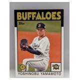 2021 Topps Yoshinobu Yamamoto 86-YYA