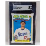 2024 Topps 1989 Design Shohei Ohtani SGC 8